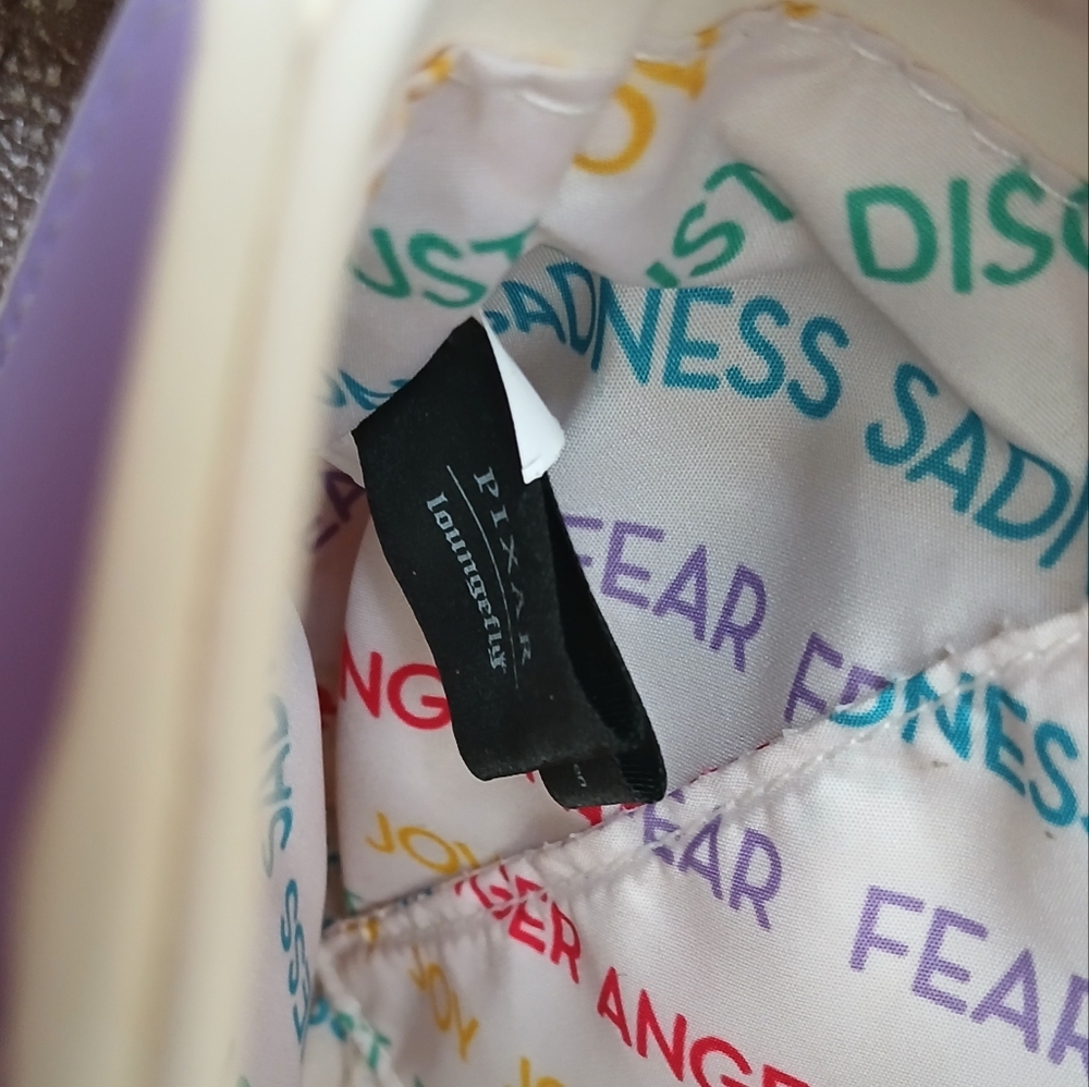 🏷 Loungefly + PIXAR Inside Out Mixed Emotions Women's Bag Crossbody & Book - Picture 4 of 13